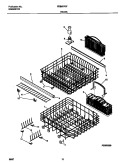 RACKS Diagram and Parts List for FDB837GFS2  Frigidaire Dishwasher