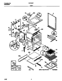 BODY Diagram and Parts List for FEF379CFTB  Frigidaire Range