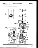 TRANSMISSION PARTS Diagram and Parts List for WA27M8WAFA  Gibson Washer