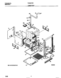 LOWER BODY Diagram and Parts List for TEB555CCB1  Tappan Wall Oven
