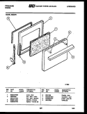 DOOR PARTS Diagram and Parts List for R30NL1  Frigidaire Range