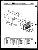 Part Location Diagram of 3016400 Frigidaire FRONT-COMPLETE