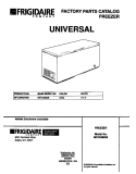 COVER Diagram and Parts List for MFC05M3B  Frigidaire Freezer