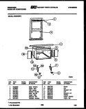WINDOW MOUNTING PARTS Diagram and Parts List for AR24NS8F2  Frigidaire Air Conditioner