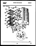 SYSTEM AND ELECTRICAL PARTS Diagram and Parts List for FFU21M7AW1  Frigidaire Freezer