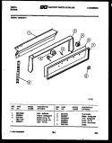 BACKGUARD Diagram and Parts List for VE30BW4  Tappan Range