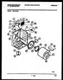 CABINET AND COMPONENT PARTS Diagram and Parts List for DE271KDW8  Frigidaire Dryer