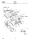 CONTROLS Diagram and Parts List for FRS20QRCW8  Frigidaire Refrigerator