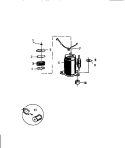COMPRESSOR Diagram and Parts List for AS139J1K1  Frigidaire Air Conditioner