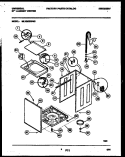 CABINET PARTS Diagram and Parts List for MXLG62RBD0  Kelvinator Washer Dryer Combo