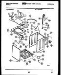 CABINET PARTS Diagram and Parts List for LA271MXD1  Frigidaire Washer