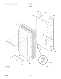 Part Location Diagram of 5304472186 Frigidaire Freezer Clip