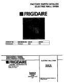 COVER Diagram and Parts List for FEB703CEBC  Frigidaire Wall Oven