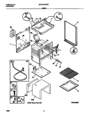 BODY Diagram and Parts List for MGF324WESE  Frigidaire Range