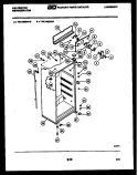 CABINET PARTS Diagram and Parts List for TAK180EN2W  Kelvinator Refrigerator