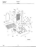 SYSTEM Diagram and Parts List for FRS26ZSHB5  Frigidaire Refrigerator