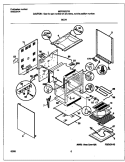 BODY Diagram and Parts List for MEF352SFWB  Frigidaire Range