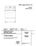 COVER Diagram and Parts List for FEF336ASA  Frigidaire Range