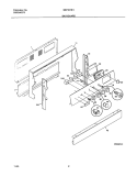 BACKGUARD Diagram and Parts List for MEF361BHDB  Uni Range