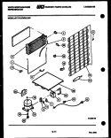 SYSTEM AND AUTOMATIC DEFROST PARTS Diagram and Parts List for RT173LLH0  Frigidaire Refrigerator