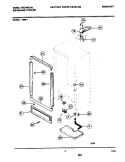 Part Location Diagram of 5303276520 Frigidaire COVER-HINGE, BLACK