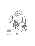 BODY Diagram and Parts List for CGC3M4DXD  Gibson Range