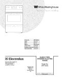 COVER Diagram and Parts List for WFF334GCA  Crosley Range