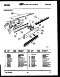 CONTROL PANEL Diagram and Parts List for REG78WL2  Frigidaire Wall Oven
