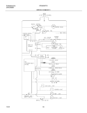 WIRING SCHEMATIC Diagram and Parts List for FRS26H7CSB3  Frigidaire Refrigerator