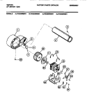 MOTOR Diagram and Parts List for TDG336RBW1  Tappan Dryer