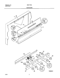 BACKGUARD Diagram and Parts List for WEF311SHDA  Westinghouse Range