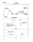 WIRING SCHEMATIC Diagram and Parts List for FGF303BWA  Frigidaire Range