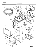 ICE DISPENSER Diagram and Parts List for FRS26WQHW0  Frigidaire Refrigerator