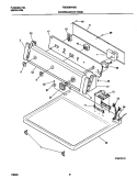 CONTROLS Diagram and Parts List for FDE646RHS0  Frigidaire Dryer
