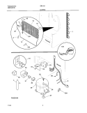 SYSTEM Diagram and Parts List for ER1415  Frigidaire Freezer