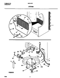 SYSTEM Diagram and Parts List for MFU14F7FW0  Frigidaire Freezer