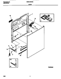 DOOR Diagram and Parts List for MDB124BHS0  Frigidaire Dishwasher