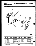 AIR HANDLING PARTS Diagram and Parts List for AL06A4EVA  Gibson Air Conditioner