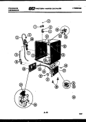 TUB PARTS Diagram and Parts List for DWF600EL1  Frigidaire Dishwasher