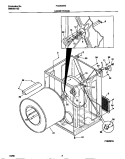 CABINET / DRUM Diagram and Parts List for FDG546RET0  Frigidaire Dryer