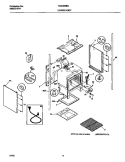 LOWER BODY Diagram and Parts List for TGO336BGW1  Tappan Wall Oven