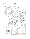 ICE MAKER Diagram and Parts List for MRS26LGJQ3  Uni Refrigerator