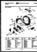 COUNTERWEIGHTS Diagram and Parts List for LT200PXW1  Frigidaire Washer