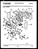 CABINET AND COMPONENT PARTS Diagram and Parts List for LE600MXD3  Frigidaire Washer Dryer Combo