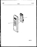 CONTROL PANEL Diagram and Parts List for 56-2251-00-02  Tappan Microwave