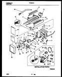 ICE MAKER AND INSTALLATION PARTS Diagram and Parts List for FRT26XHAK1  Frigidaire Refrigerator