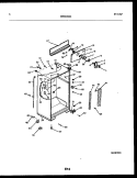 CABINET PARTS Diagram and Parts List for FPCEB21TIRB1  Frigidaire Refrigerator