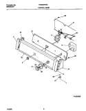 P12C0050 CONTROL PANEL Diagram and Parts List for FWS223RFS2  Frigidaire Washer