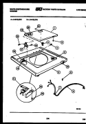 TOP PARTS Diagram and Parts List for LA415LXD1  Frigidaire Washer