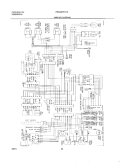 WIRING DIAGRAM Diagram and Parts List for FRS23KF7AB0  Frigidaire Refrigerator
